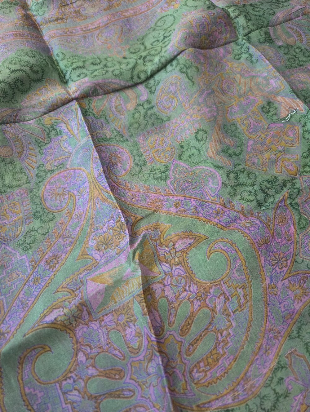 Aritsan Hand Sewn Reversible Silk True Wrap Skirt Boho Midi India - Picture 5 of 10